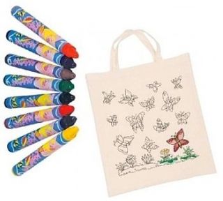 decorate your own butterfly bag craft kit by sleepyheads
