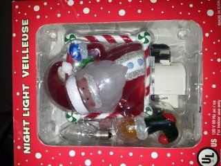 Santa Night Light Veilleuse UL listed Beautiful in frame with 3D affects Kitchen & Dining
