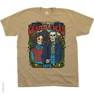 Good Ol' Gothic Grateful Dead T shirt 1972 Concert T Shirt, Vintage Super Premium Quality Band Shirt, Medium, Cream (As Pictured) Clothing