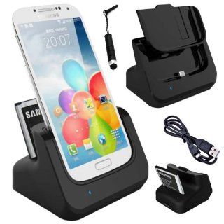 Aenmil Series Dual Sync Battery Charger Cradle Dock Station Stand Include the battery For Samsung Galaxy S4 i9500 Cell Phones & Accessories