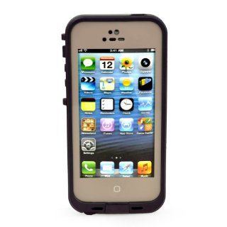 New Waterproof Shockproof Dirtproof Snowproof Protection Case Cover for Apple Iphone 5 (Grey) Cell Phones & Accessories