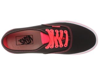 Vans Authentic™ (Pop) Black/Neon Red