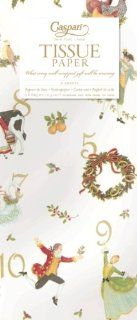 Entertaining with Caspari Tissue Paper, 12 Days of Christmas, 4 Sheets