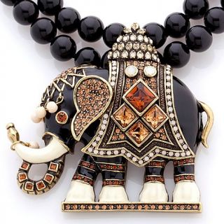 Heidi Daus "Michelle's Majestic Mr. Elephanté" Beaded Drop N