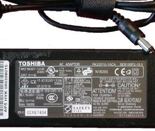 AC Adapter For Toshiba Satellite PA3201U 1ACA Satellite 1400 1800 2500 5000 5100 5110 2400 series Pro 6000 6100 series Portege 2000 3500 4000 series Tecra 9000 9100 series Various Toshiba Models Laptop Notebook AC Charger 15V 6A 90 Watts Computers & A