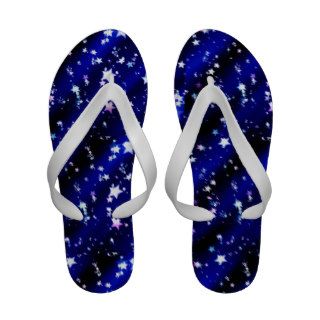 Stars Night Sky High Quality Toe Thong Slippers Sandals