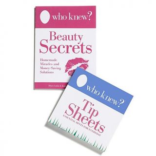 Who Knew? How To Be Beautiful For Less and Save Plus Tips Pad
