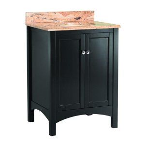Foremost TREASEB2522 Espresso Haven 25 Single Basin Vanity with Top in Stone Ef
