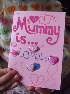 'mummy is' personalise your mother's day card by something wonderful design