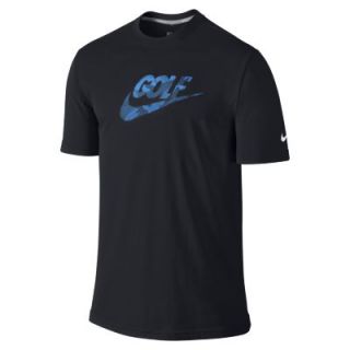 Nike Sport Verbiage Mens Golf T Shirt   Black