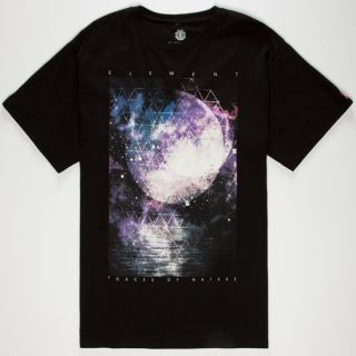 Nebula Mens T Shirt Black In Sizes Small, Medium, Xx Large, X Large, La