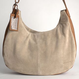 suede moon bag by forbes & lewis