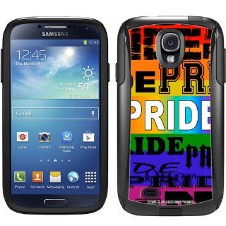 Otterbox Commuter Series Gay Pride Text Design Rainbow Hybrid Case for Samsung Galaxy S4 Cell Phones & Accessories