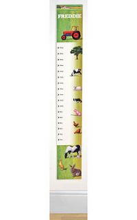 personalised boy's height chart by picture proud ltd