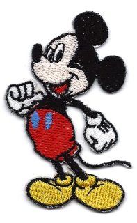 Classic Mickey Mouse pointing to himself Embroidered Iron On / Sew On Patch   Disney 