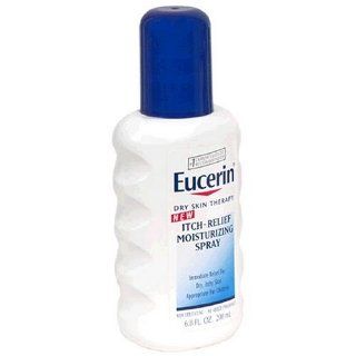 Eucerin Dry Skin Therapy Itch Relief Moisturizing Spray, 6.8 Fluid Ounces  Therapeutic Skin Care Products  Beauty