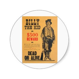 Billy The Kid Dead or Alive Sticker