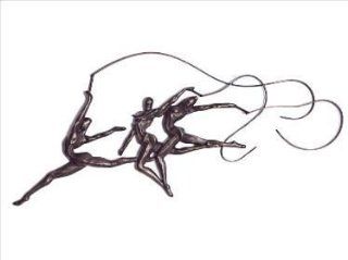 Shop Ribbon Dancers Iron Sculpture   Wall Art   Ships Immediately  at the  Home Dcor Store
