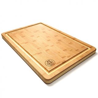 Simply Ming Bamboo Cutting Board with Magnetic Knife Stations