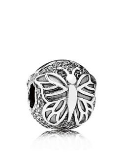 PANDORA Clip   Sterling Silver Lacewing Butterfly's