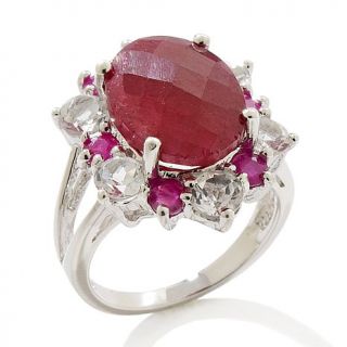 Colleen Lopez Corundum and Gemstone Sterling Silver Ring
