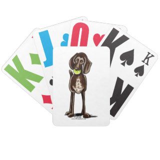 German Shorthaired Pointer Playtime Playing Cards
