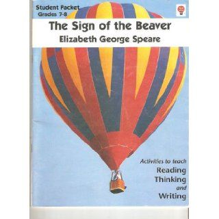 Sign of the Beaver   Student Packet by Novel Units, Inc. Novel Units, Inc. 9781561374953 Books
