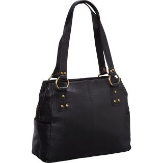 R & R Collections Leather 3 Compartment Tote