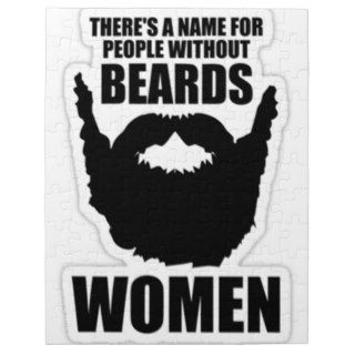 There's A Name For People Without Beards, Women Puzzles