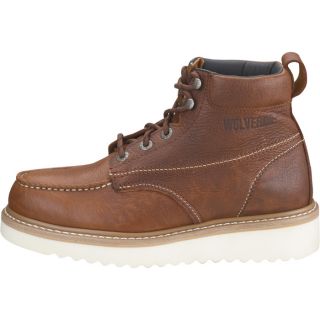 Wolverine® Moc Toe Wedge Heel Work Boot — 6in., Size 11 1/2, Model# W08288  Work Boots