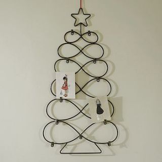 wire tree shaped card holder by ella james