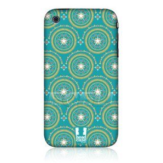 Head Case Designs Turquoise Bohemian Stars Bohemian Patterns Hard Back Case Cover for Apple iPhone 3G 3GS Cell Phones & Accessories