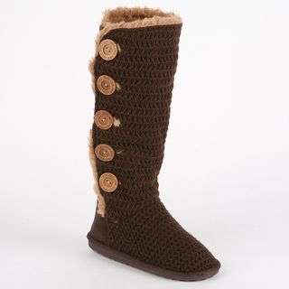 Muk Luks Malena Crochet Button Up Boot Muk Luks Boots
