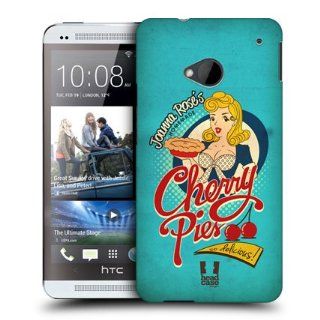 Head Case Designs Cherry Pies Vintage Ads Hard Back Case Cover For HTC One Cell Phones & Accessories