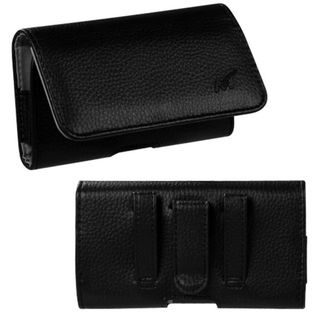 BasAcc Black/ Gray Textured Horizontal Pouch 2901 for Apple iPhone 5 BasAcc Cases & Holders