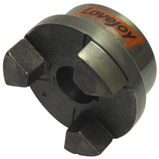 Lovejoy 12440 Size L225 Standard Jaw Coupling Hub, Cast Iron, Inch, 2.125" Bore, 5" OD, 0.5" x 0.25" Keyway Spider Couplings