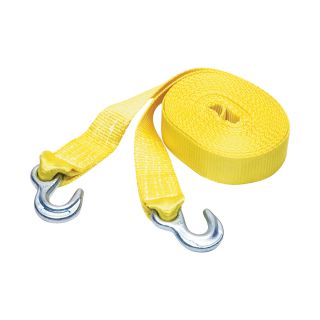 SmartStraps Heavy-Duty Tow Strap with Hooks — 30ft.L, 9000-Lb. Breaking Strength, Yellow, Model# 132  Tow Chains, Ropes   Straps