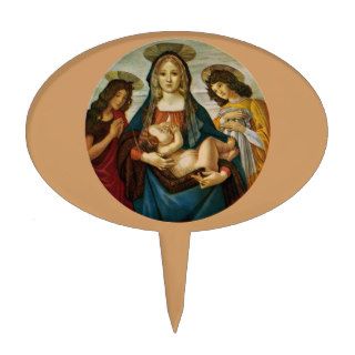 Botticelli's Madonna And Child Cake Toppers