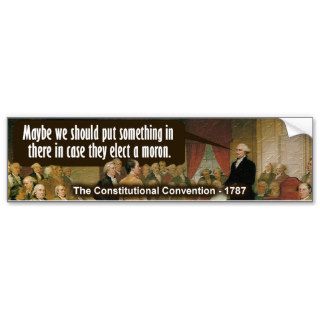 Constitutional Convention Bumper Stickers