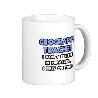Miracles and Geography Teachers Mug