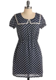Charm School Stunner Dress  Mod Retro Vintage Printed Dresses