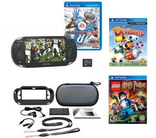 PS Vita Wi Fi Madden 13 Bundle w/ 3 games &Accessories —