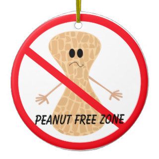 Peanut Allergy Door Hanger Ornament