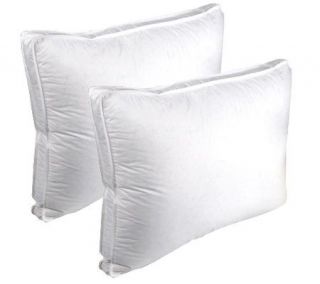 Northern Nights Set of 2 King Size Gusset DownAround Pillows —