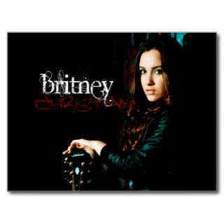 Britney Christian CD Cover Postcard
