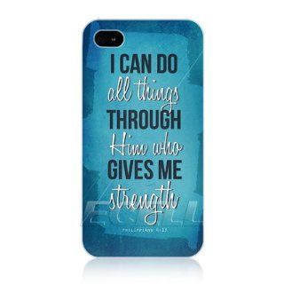 Head Case Designs Strength Christian Inspired Protective Back Case Cover for Apple iPhone 4 4S Cell Phones & Accessories