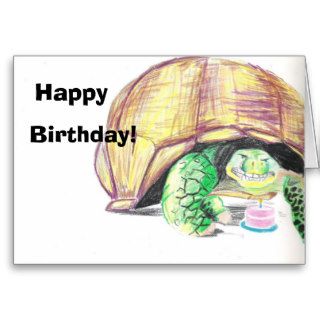 Happy Birthday   Tortoise Greeting Cards