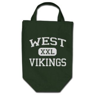 West   Vikings   High   Bakersfield California Canvas Bags