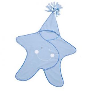 Baby Star Cozy Cheerful, Star Shaped Fleece Bunting Keeps Baby Snug And Warm. (Blue) Clothing