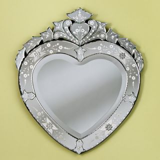 Venetian Gems 29 H x 24 W Corazon Mirror